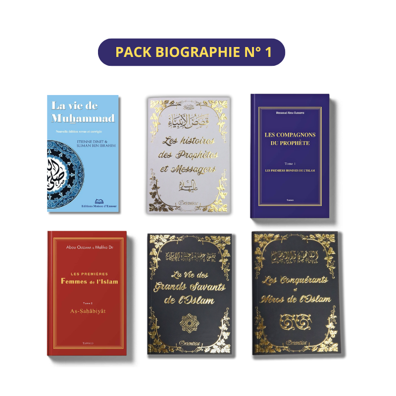 PACK BIOGRAPHIE 1 SENLIBRAIRIE - senlibrairie