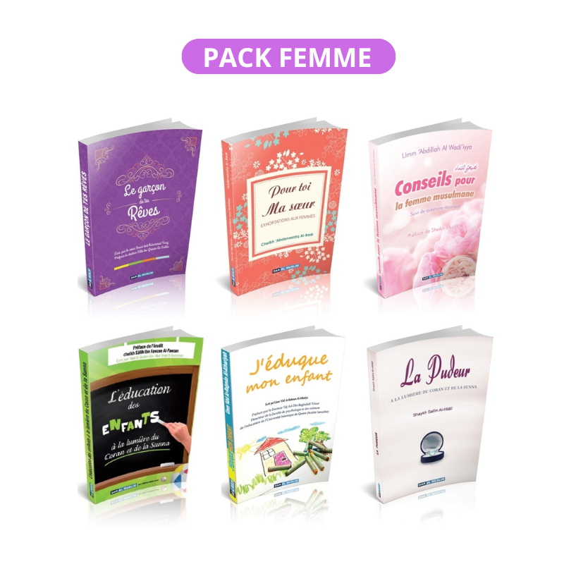 PACK FEMME - 6 LIVRES