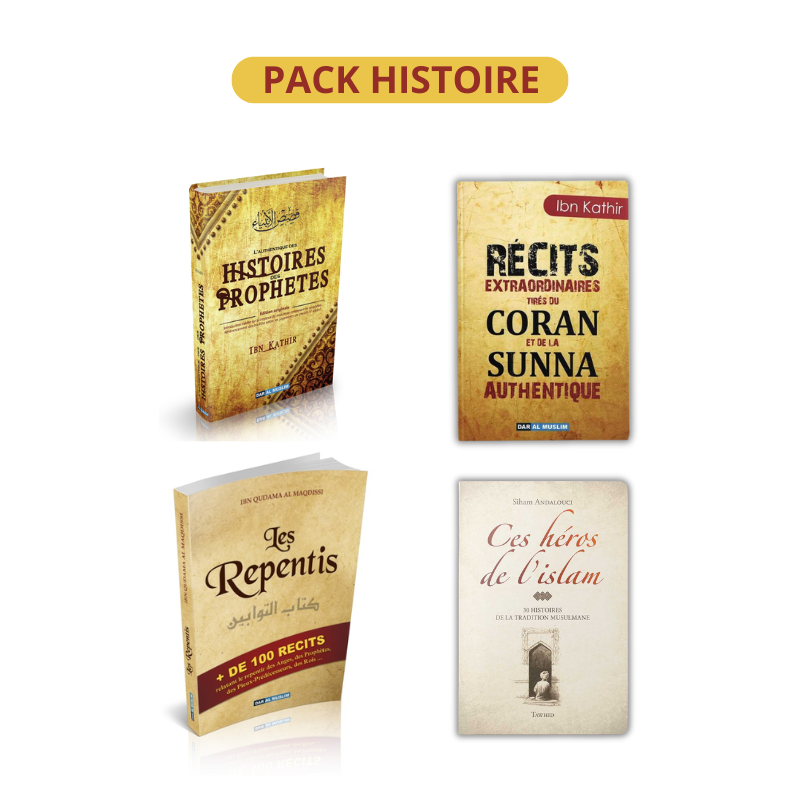 PACK HISTOIRE - 4 LIVRES