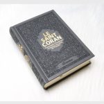 Le Saint Coran en Français - Arabe - Phonétique | Edition de luxe - Couverture en cuir couleur noire grisée