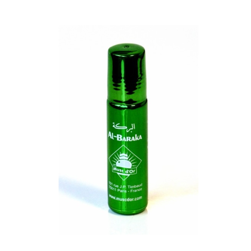 Eau parfumée désodorisante sans alcool AL BARAKA 8ml - Musc d'Or