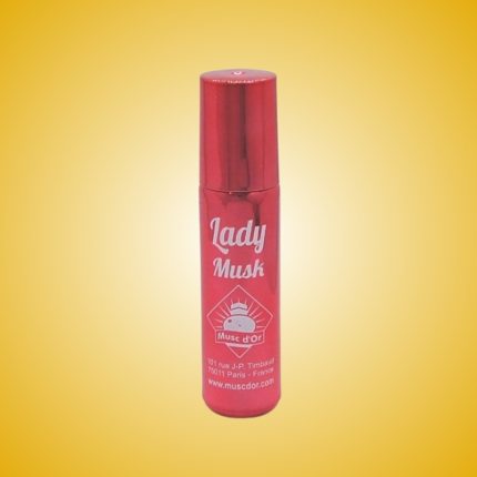 Eau parfumée désodorisante sans alcool LADY MUSK 8ml - Musc d'Or