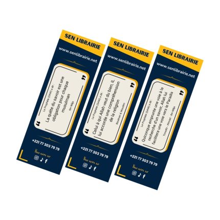 Lot de 3 marques avec hadith - SENLIBRAIRIE