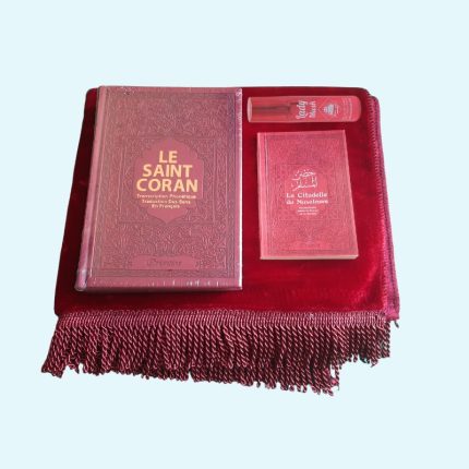 Pack Cadeau Rouge Bordeaux - « FATIMA SILVER »