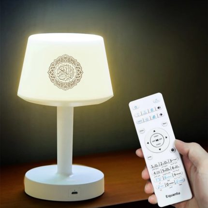 Lampe Veilleuse Coranique 3D Led - Haut-parleur Bluetooth avec Télécommande