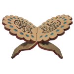 Porte Coran traditionnel en bois décoré