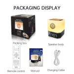 Lampe Veilleuse Coranique - Equantu QB303 - Haut-parleur Bluetooth avec Télécommande – Image 3