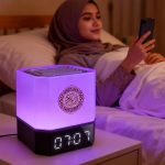 Lampe Veilleuse Coranique - Equantu QB303 - Haut-parleur Bluetooth avec Télécommande – Image 4
