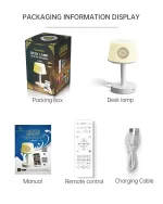 Lampe Veilleuse Coranique 3D Led - Equantu SQ917 - Haut-parleur Bluetooth avec Télécommande – Image 6