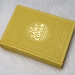 Le Saint Coran en Français - Arabe - Phonétique | Edition de luxe - Couverture en cuir couleur jaune doré