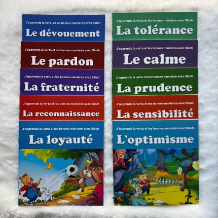 Pack N°2 de 10 livres : J'apprends la vertu et les bonnes manières avec Sâlah : 10 récits éducatifs sur les belles qualités