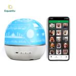 Lampe Veilleuse Coranique - Equantu QB526 - Haut-parleur Bluetooth avec Télécommande